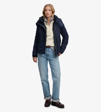 Superdry Arctic MF Windbreaker Jacket with Hood navy