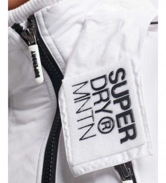 Superdry Chaqueta cortavientos con capucha Mountain blanco