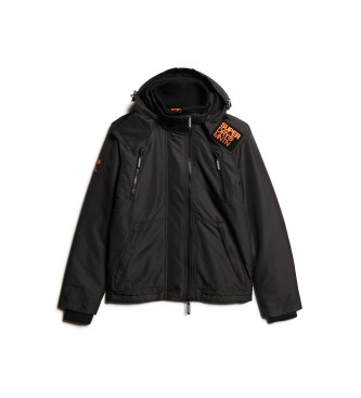 Superdry Hooded Mtn Windbreaker Jacket svart