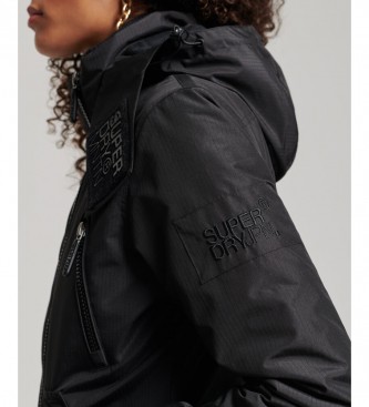 Superdry Veste coupe-vent  capuche Mountain black