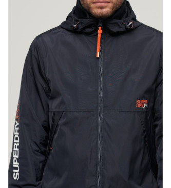 Superdry Windbreaker jacket with hood SD marine