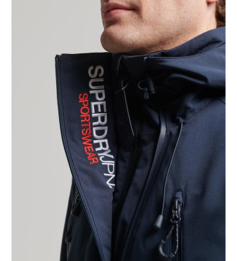 Superdry Kurtka wiatrówka z kapturem Ultimate SD Navy