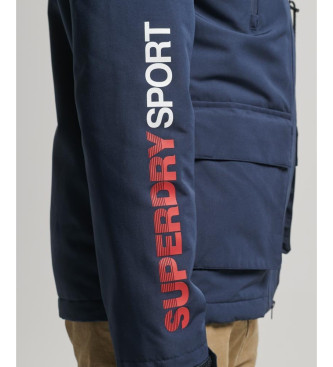 Superdry Giacca a vento con cappuccio Ultimate SD blu scuro