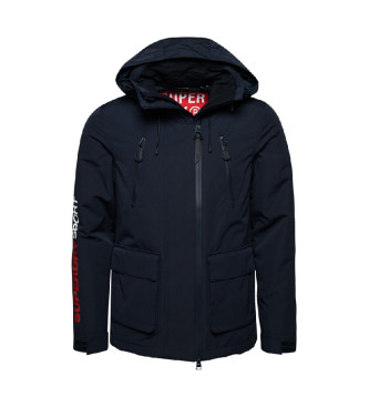 Superdry Ultimate Windbreaker-jakke med htte SD Navy