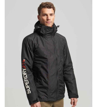 Superdry Veste coupe-vent  capuche Yachter noir