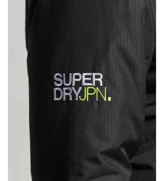 Superdry Giacca a vento con cappuccio Yachter nera