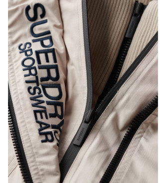 Superdry Yachter SD Windbreaker-jacka med huva beige