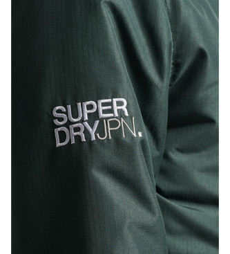Superdry Yachter Hooded Windbreaker Jacket green
