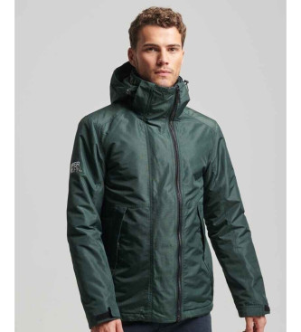 Superdry Chaqueta cortavientos con capucha Yachter verde