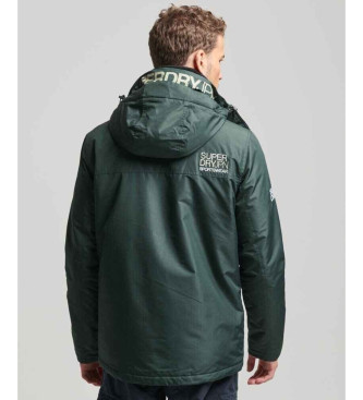 Superdry Chaqueta cortavientos con capucha Yachter verde