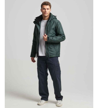 Superdry Chaqueta cortavientos con capucha Yachter verde