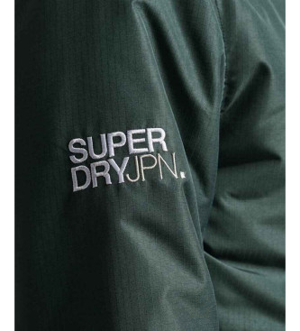 Superdry Chaqueta cortavientos con capucha Yachter verde