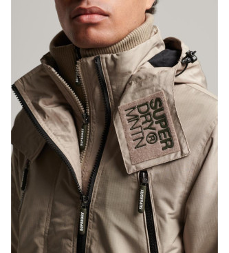 Superdry Mountain Nordic Vindjacka Beige