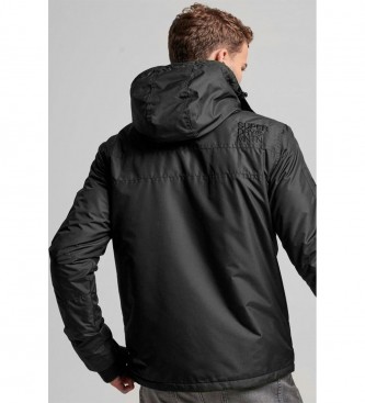 Superdry Mountain Nordic Windbreaker Jacket black