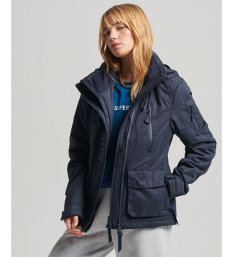 Superdry Kurtka wiatrówka SD-Wind z mikrofibry Ultimate Navy