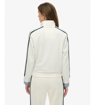 Superdry Chaqueta Country Club Track Top blanco roto