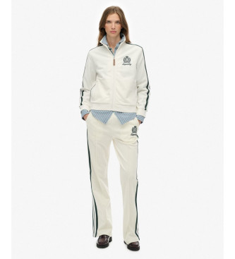 Superdry Chaqueta Country Club Track Top blanco roto