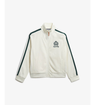 Superdry Chaqueta Country Club Track Top blanco roto