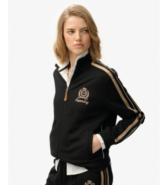 Superdry Chaqueta Country Club Track Top negro