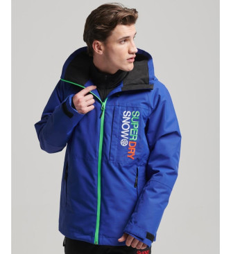 Superdry Smučarska jakna Freestyle Core blue