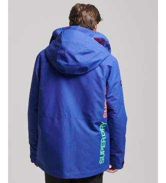 Superdry Veste de ski Freestyle Core bleu