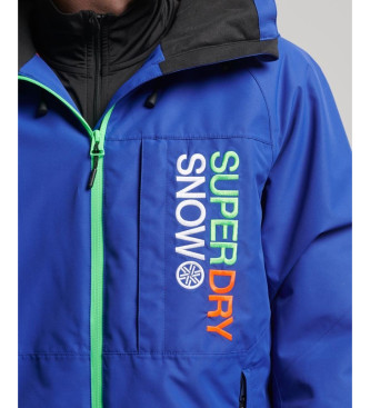 Superdry Chaqueta de esqu Freestyle Core azul