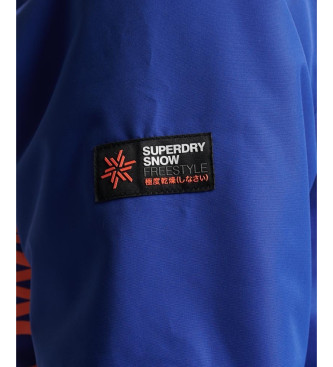 Superdry Ski-jas Freestyle Core blauw