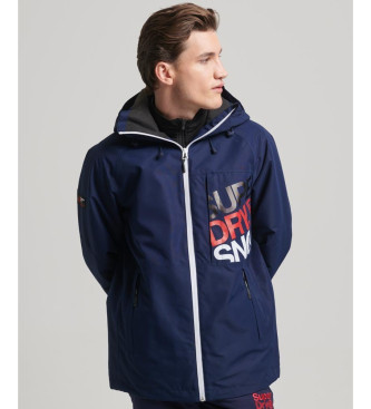 Superdry Kurtka narciarska Freestyle Core navy