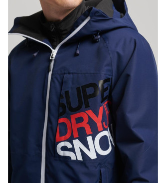 Superdry Giacca da sci Freestyle Core blu scuro