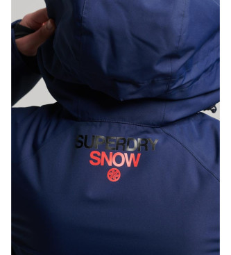 Superdry Casaco de esqui Freestyle Core azul-marinho