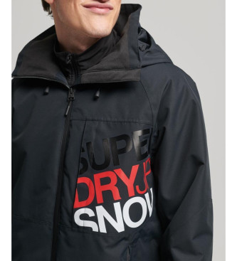 Superdry Veste de ski Freestyle Core noir