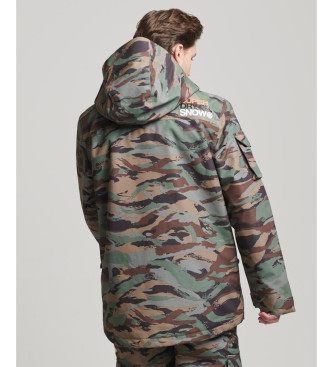 Superdry Ultimate Rescue skijakke i camouflage