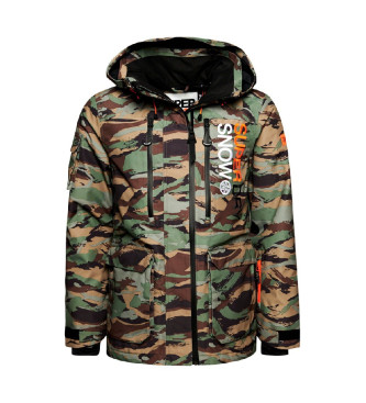 Superdry Ultimate Rescue skijakke i camouflage