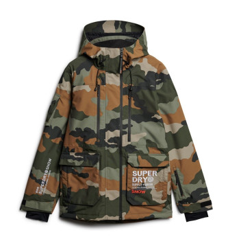 Superdry Veste de ski camouflage Ultimate Rescue