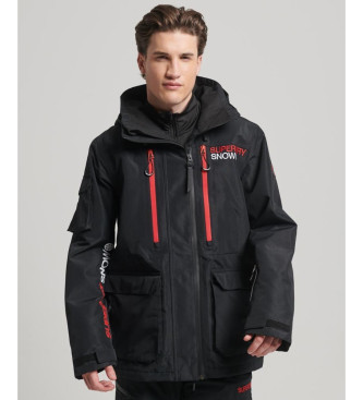 Superdry Chaqueta de esqu Ultimate Rescue negro