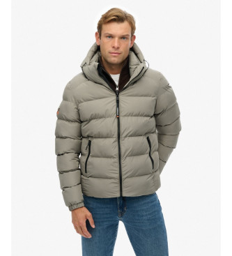 Superdry Gepolsterte Sportjacke grnlich grau
