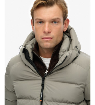 Superdry Gepolsterte Sportjacke grnlich grau