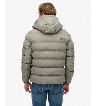 Superdry Gepolsterte Sportjacke grnlich grau