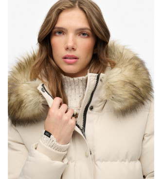 Superdry Everest 5 Baffle Puffer Jacket beige