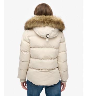 Superdry Everest 5 Baffle Puffer Jacket beige