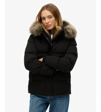Superdry Everest 5 Baffle Puffer Jacket zwart