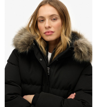 Superdry Everest 5 Baffle Puffer Jacket zwart