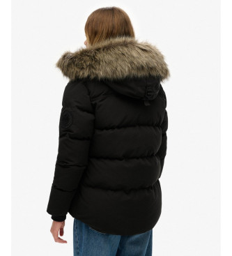 Superdry Everest 5 Baffle Puffer Jacket zwart
