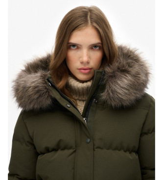 Superdry Everest 5 Baffle Puffer Jacket green