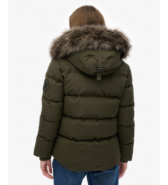 Superdry Everest 5 Baffle Puffer Jacket green