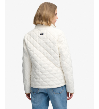 Superdry Gefütterte Jacke ?Estate Country? in gebrochenem Weiß