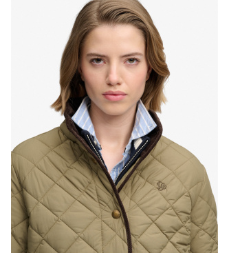 Superdry Grün gefütterte Estate Country Jacke
