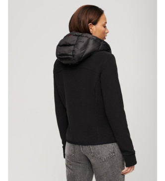 Superdry Sturmjacke mit Kapuze schwarz