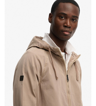 Superdry Jakke i vasket twill taupe