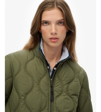 Superdry Casaco comprido acolchoado verde